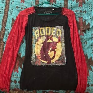 Black and Red long sleeve